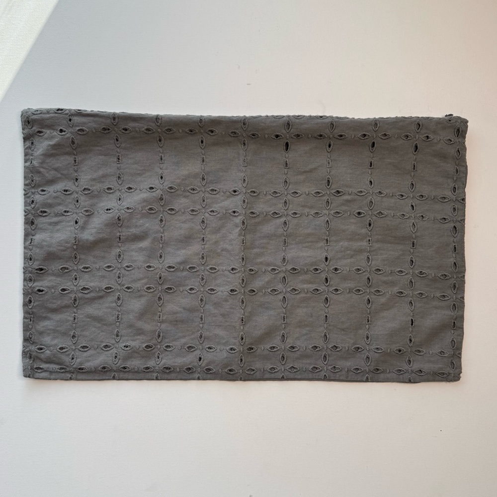 Pottery Barn Gray Accent Pillow cover